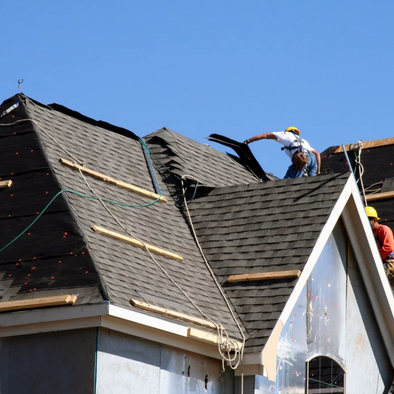 Lifetime quality roofing services on a modern suburban home